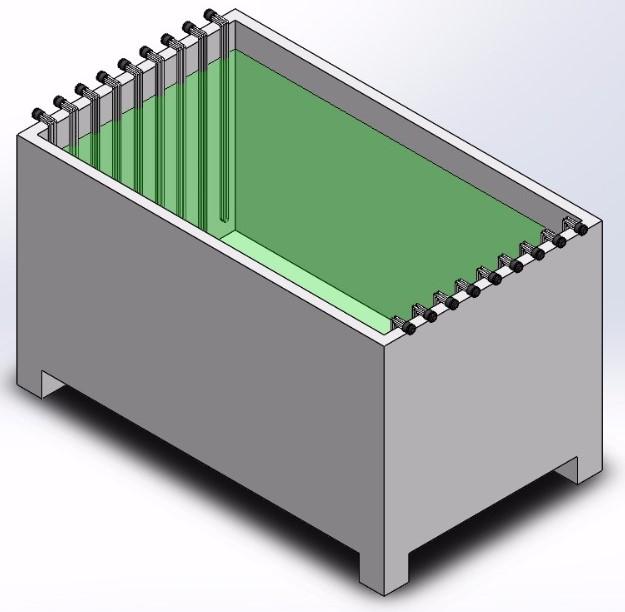 Resistência tubular sobre borda